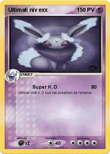 Pokemon Ultimali niv exx