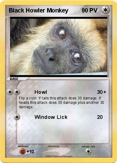 Pokemon Black Howler Monkey
