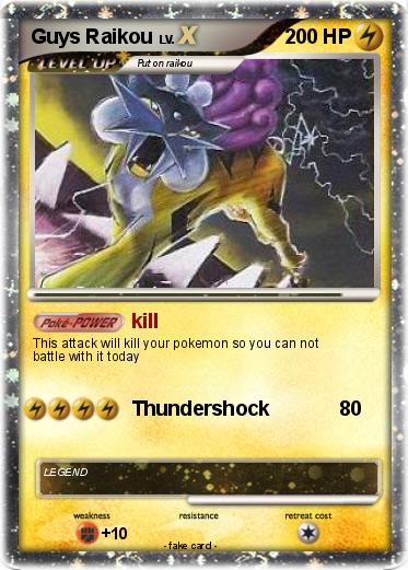 Pokemon Guys Raikou