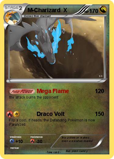 Pokemon M-Charizard  X