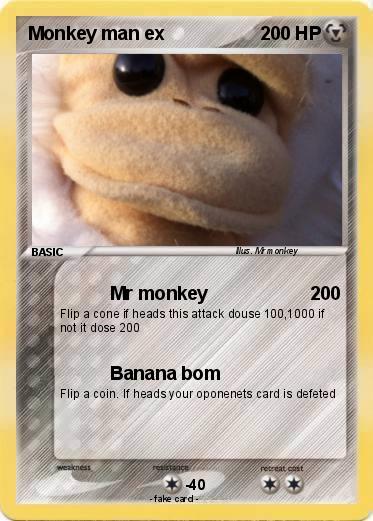 Pokemon Monkey man ex