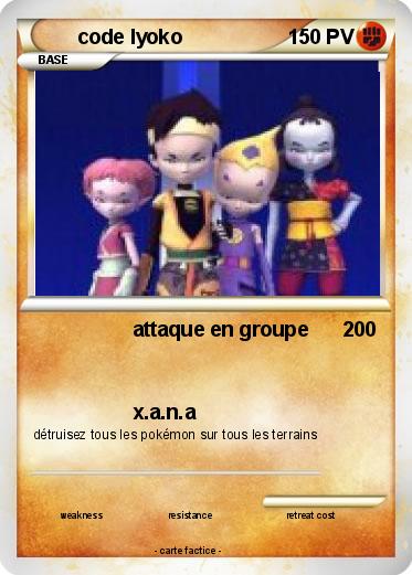 Pokemon code lyoko