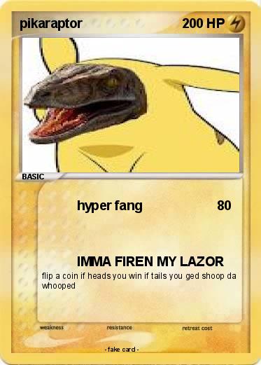 Pokemon pikaraptor