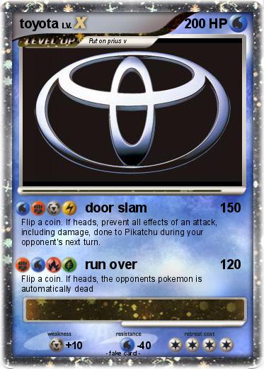 Pokemon toyota