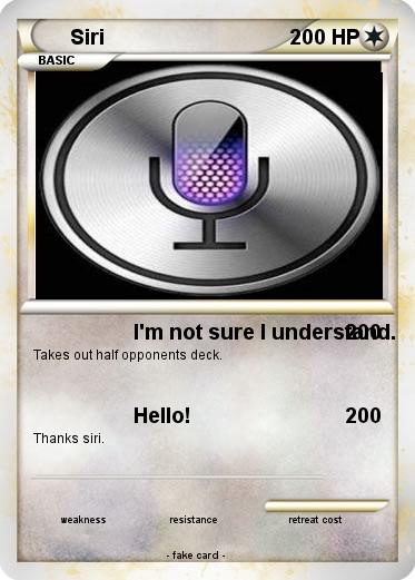 Pokemon Siri