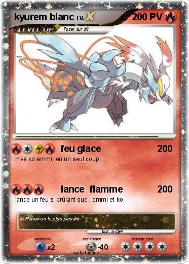 Pokemon kyurem blanc