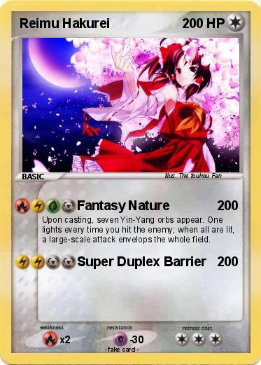 Pokemon Reimu Hakurei