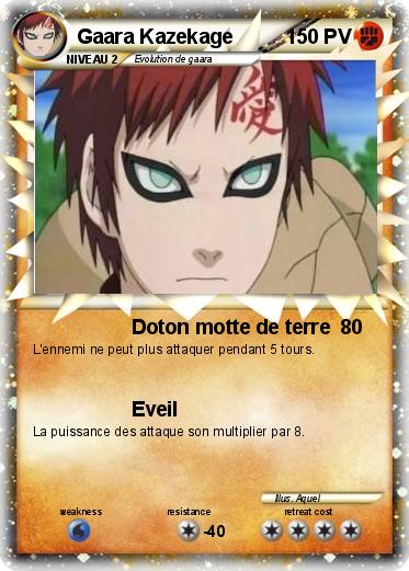 Pokemon Gaara Kazekage