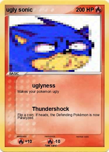 Pokemon ugly sonic