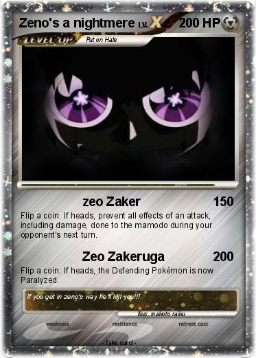 Pokemon Zeno's a nightmere