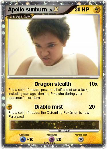 Pokemon Apollo sunburn