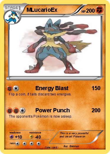 Pokemon MLucarioEx