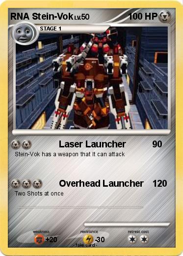 Pokemon RNA Stein-Vok