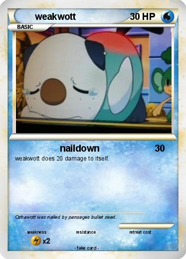 Pokemon weakwott