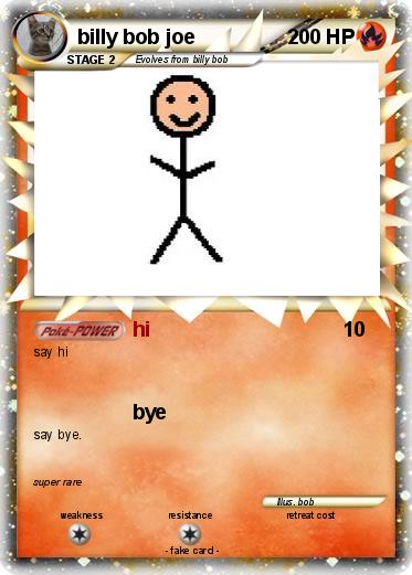 Pokemon billy bob joe