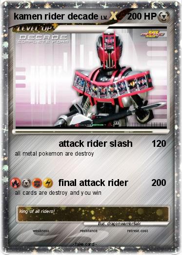 Pokemon kamen rider decade