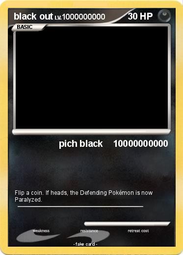 Pokemon black out