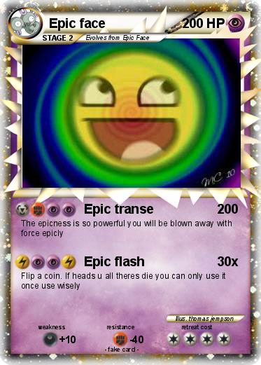 Pokemon Epic face