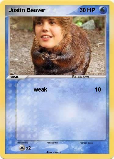Pokemon Justin Beaver