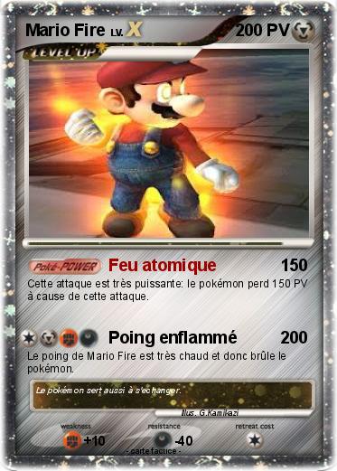 Pokemon Mario Fire