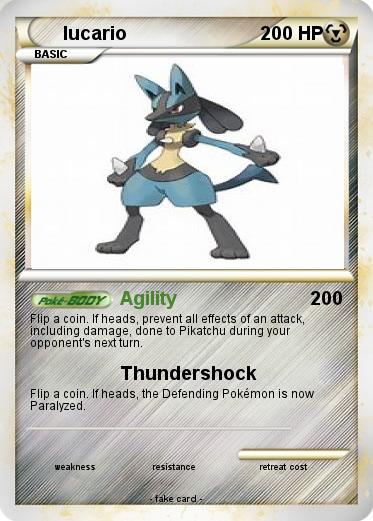 Pokemon lucario