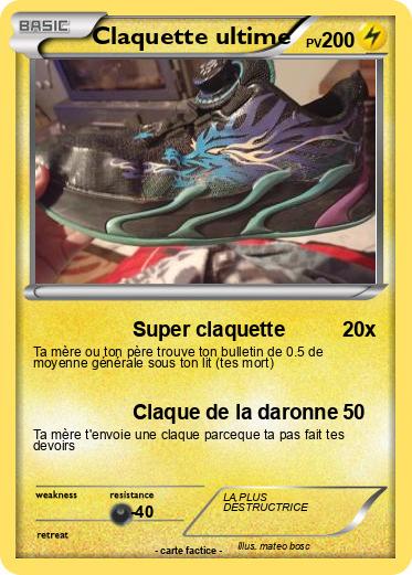 Pokemon Claquette ultime