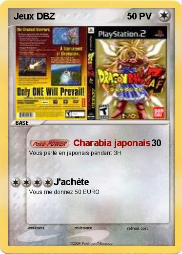 Pokemon Jeux DBZ