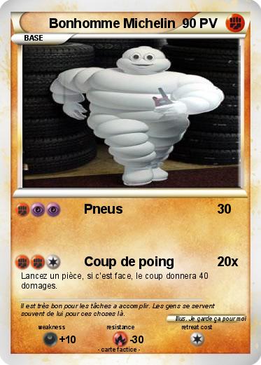 Pokemon Bonhomme Michelin