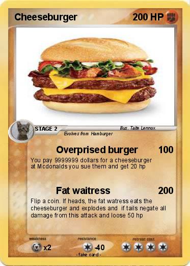 Pokemon Cheeseburger