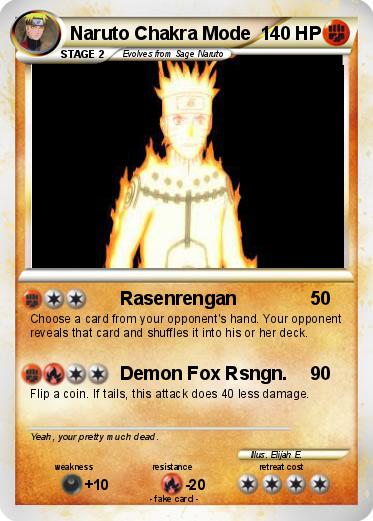 Pokemon Naruto Chakra Mode