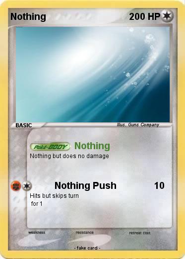 Pokemon Nothing