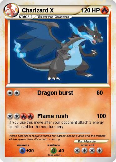 Pokemon Charizard X