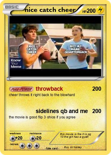 Pokemon nice catch cheer
