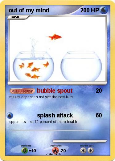 Pokemon out of my mind