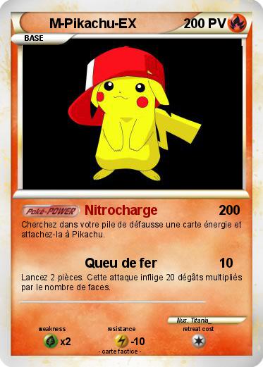 Pokemon M-Pikachu-EX