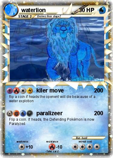 Pokemon waterlion