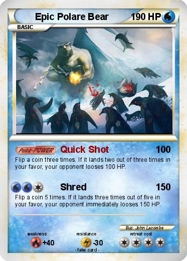 Pokemon Epic Polare Bear
