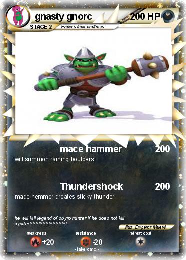 Pokemon gnasty gnorc