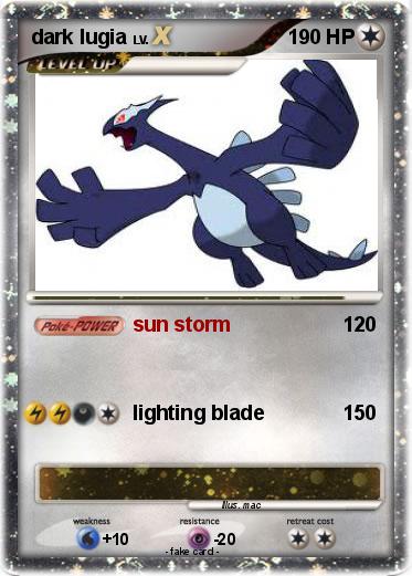 Pokemon dark lugia