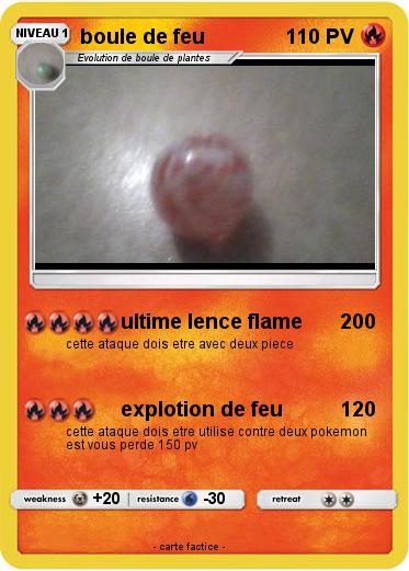 Pokemon boule de feu
