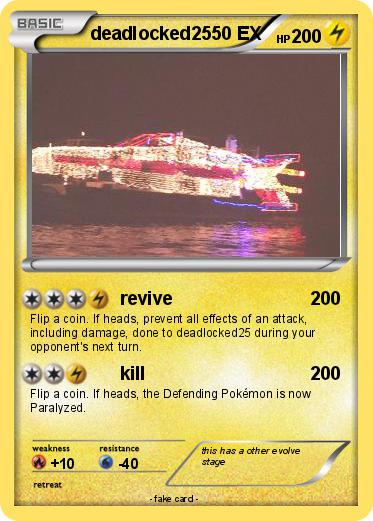 Pokemon deadlocked2550 EX