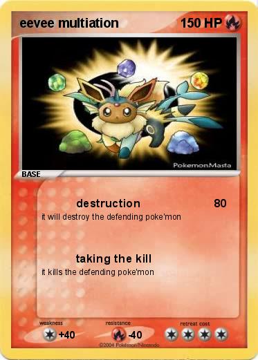Pokemon eevee multiation