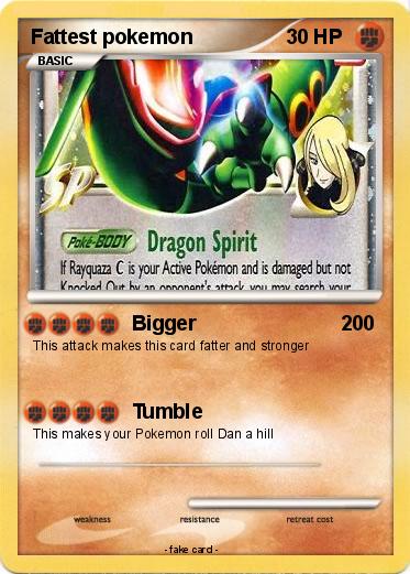 Pokemon Fattest pokemon