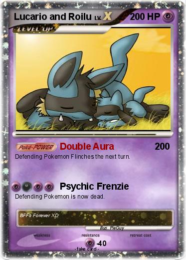 Pokemon Lucario and Roilu