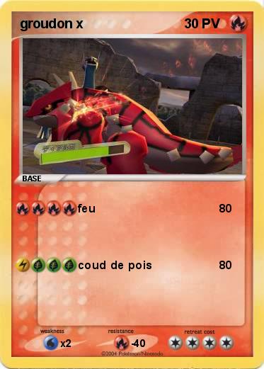 Pokemon groudon x