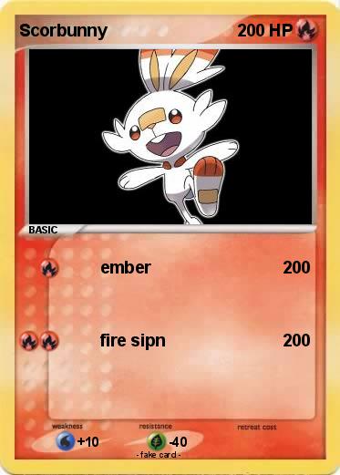 Pokemon Scorbunny
