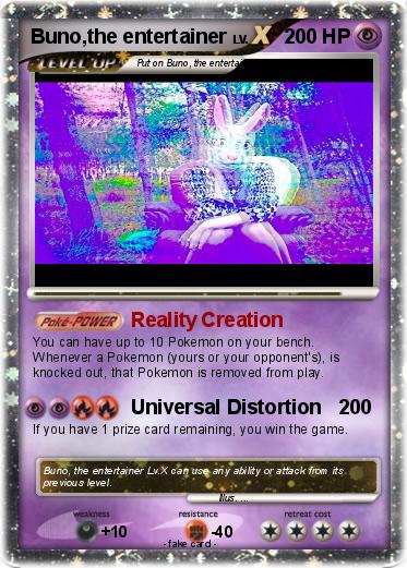Pokemon Buno,the entertainer