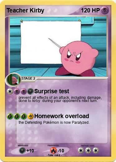 Pokemon Teacher Kirby