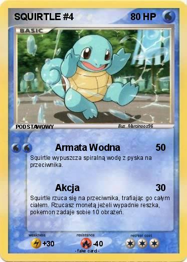Pokemon SQUIRTLE #4