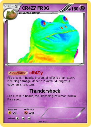 Pokemon CR4Z7 FR0G